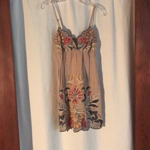 Embroidered sun dress